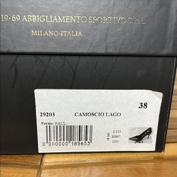 Versace Light Blue Pointed Heels - Picture 13 of 13